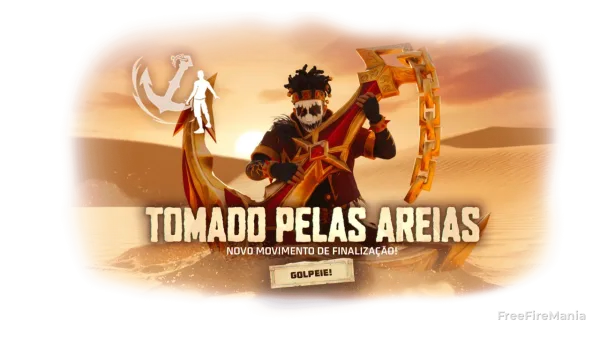 Free Fire: como conseguir Movimento de Finalização - Tomado Pelas Areias no Arco do Destino