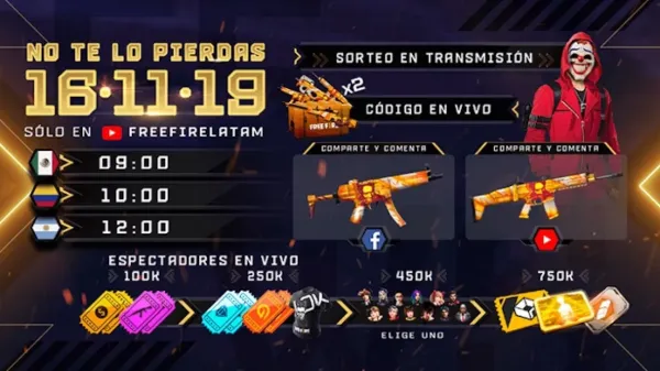 Notícia Free Fire: Mundial de Free Fire: Recompensas Imperdíveis no Servidor LATAM