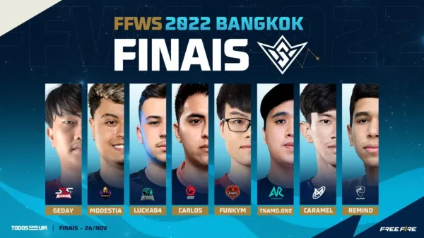 Notícia Free Fire: Mundial de Free Fire 2022: equipes chegam à Tailândia para disputar o FFWS