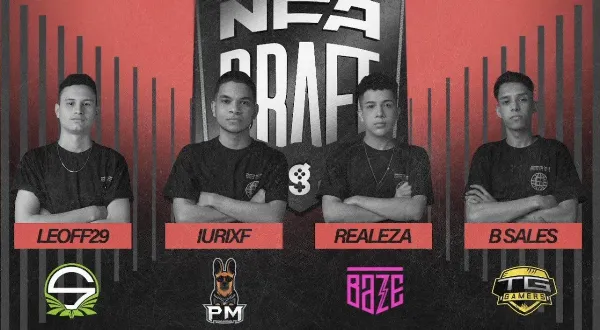 NFA DRAFT: 4 jogadores assinaram com organizações que vieram da NFA Division e irão jogar a Season 6