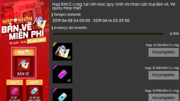 Evento de Recarga Distribui Projeto Galáxia da Incubadora no Vietnã: Free Fire