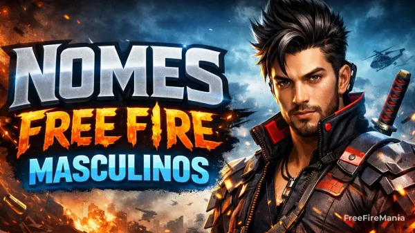 Nomes Masculinos para Free Fire 2026: 250+ Nicks Top e Insanos