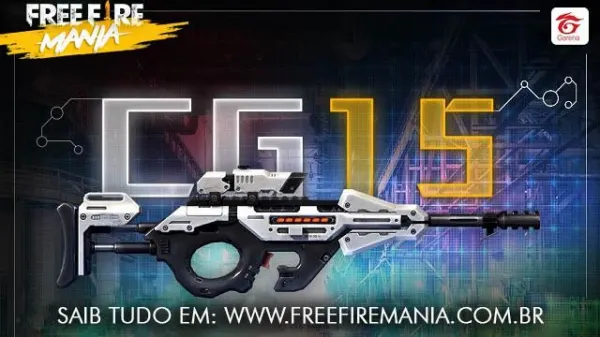 Notícia Free Fire: Nova Arma CG15 no Free Fire: Quanto Maior a Carga, Mais Forte!