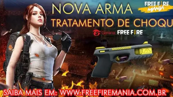Notícia Free Fire: Nova Arma - Tratamento de Choque em Free Fire