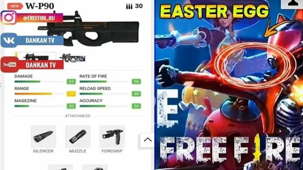 Notícia Free Fire: Nova Arma W-P90 em Free Fire: A Verdade por Trás do Vazamento