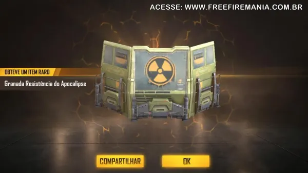Notícia Free Fire: Nova Granada de Gel Resistência do Apocalipse no Free Fire