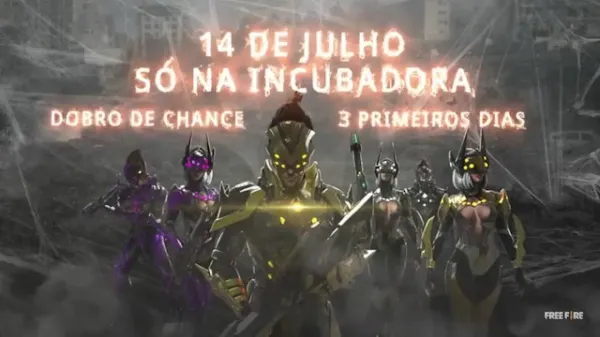 Novo Sistema de Incubadora Ameaça Dourada no Free Fire