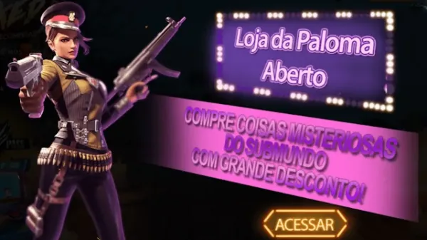 Nova Loja da Paloma - Itens Misteriosos do Submundo em Free Fire