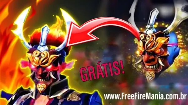 Notícia Free Fire: Máscara do Samurai será liberada gratuitamente no Free Fire