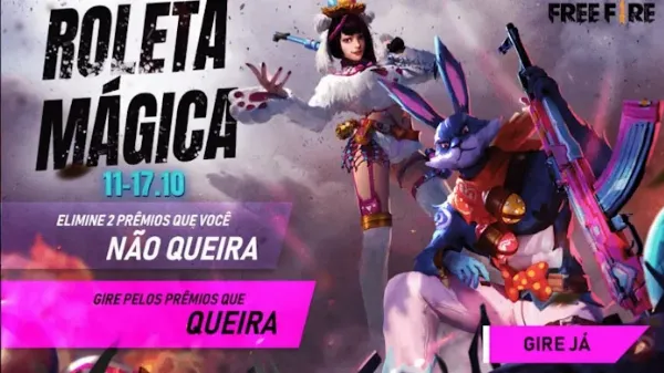 Notícia Free Fire: Nova Roleta Mágica 2.0 no Free Fire Traz Skins Exclusivas de Páscoa