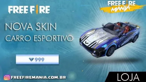 Notícia Free Fire: Nova Skin do Carro Esportivo Lamborghini em Free Fire