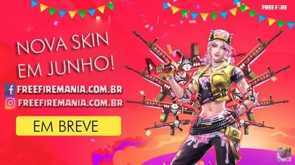 Notícia Free Fire: Nova Skin de Verão em Free Fire Chega em Junho de 2019