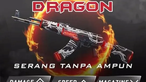Notícia Free Fire: Nova Skin da AK em Free Fire: Dragão Flamejante Aumenta Dano e Velocidade