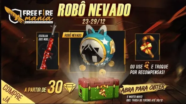 Nova Skin de Pet Robô Nevado Chega ao Servidor Brasileiro do Free Fire