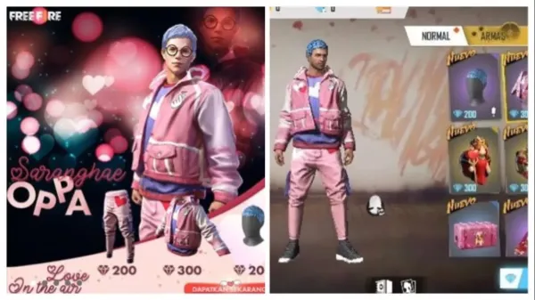 Nova Skin: O Amor Está no Ar no Free Fire