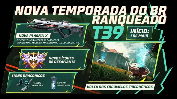 Nova Temporada 39 do Free Fire: Novidades e Mudanças Importantes