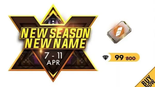 Notícia Free Fire: Troca de Nick em Free Fire: Novo cartão a 99 Diamantes