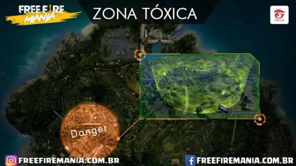 Notícia Free Fire: Nova Zona Tóxica Free Fire: O que você precisa saber