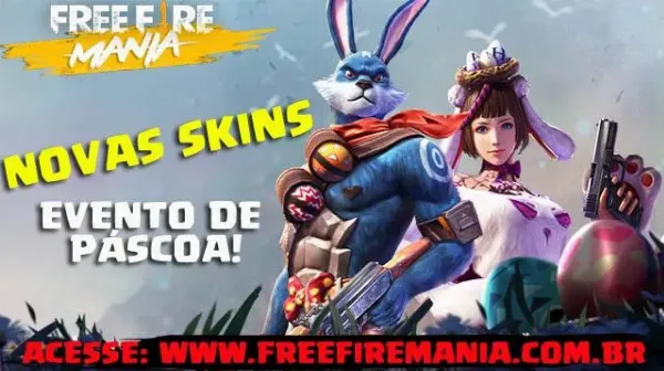 Notícia Free Fire: Novas Skins de Páscoa Chegando em 16/04 no Free Fire
