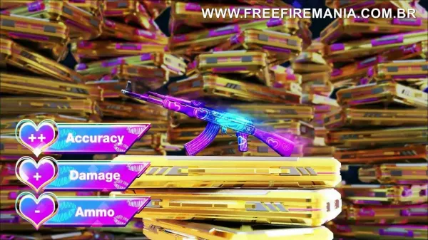 Notícia Free Fire: AK dos Namorados: Nova Skin no Arma Royale de Free Fire