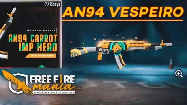 Notícia Free Fire: Novo Arma Royale da AN94 Vespeiro 