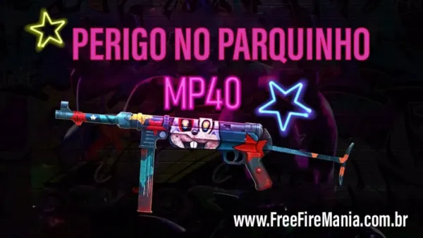 Notícia Free Fire: Skin MP40 Perigo no Parquinho Chega ao Arma Royale do Free Fire