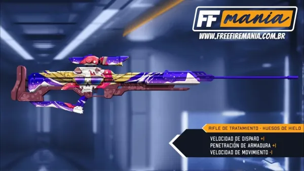 Nueva Arma Royale en Free Fire: se anuncia un aspecto inédito para el rifle de tratamiento