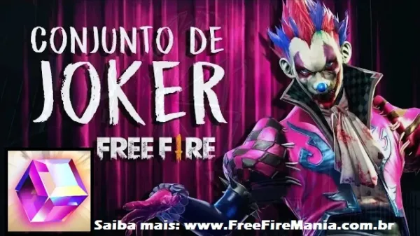 Novo Cubo Mágico: Palhaço Noturno - Joker no Free Fire