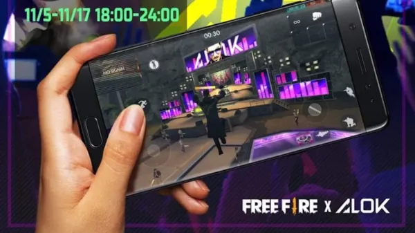 Novo Efeito Especial no Lobby do Free Fire: Bastão Fluorescente