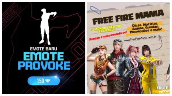 Novo Emote de Provocar Chega à Loja do Free Fire
