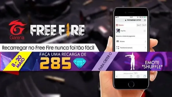 Notícia Free Fire: Novo Evento de Recarga - Ganhe o Emote Shuffle no Free Fire