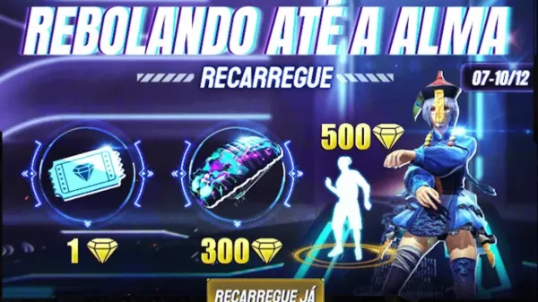 Novo Evento de Recarga no Free Fire: Rebolando até a Alma
