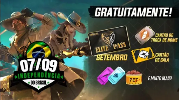 Notícia Free Fire: Novo Evento: Dia da Independência no Free Fire