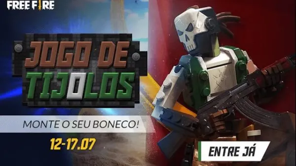 Novo Jogo de Tijolos: Ganhe o Guerreiro Tijolinho no Free Fire