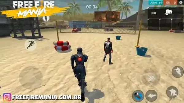 Novo Lobby no Free Fire: Ilha de Início com Tema de Verão