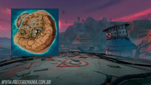 Novo mapa de Naruto no Free Fire muda Bermuda!