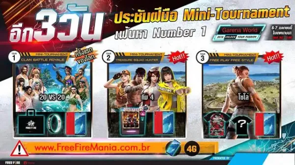 Notícia Free Fire: Novo Modo 20x20 no Mundial de Free Fire