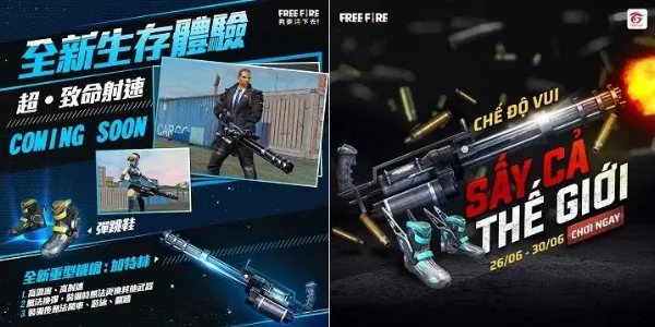 Notícia Free Fire: Novo Modo Atirando e Pipocando Chegando ao Free Fire