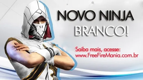 Notícia Free Fire: Novo Ninja Branco Chega ao Free Fire em Colaboração com a dtac