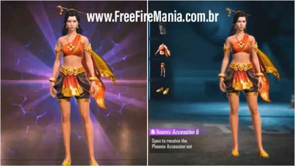 Novo Ouro Royale - Guerreira de Garuda no Free Fire