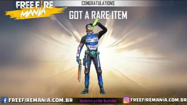 Novo Ouro Royale: Pacote Motociclista no Free Fire