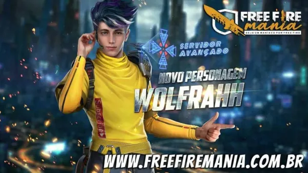 Novo personagem Wolfrahh no Free Fire
