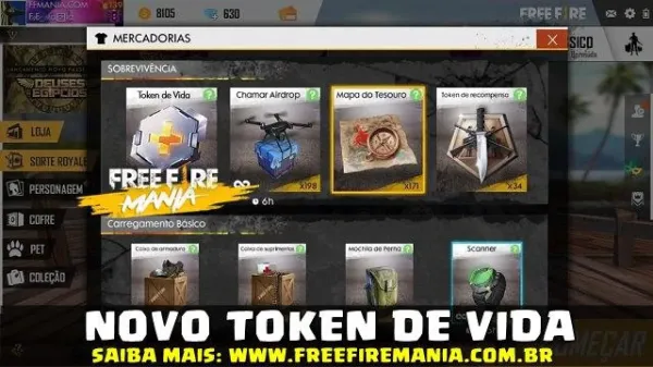 Novo Token de Vida: Reviver em Free Fire?