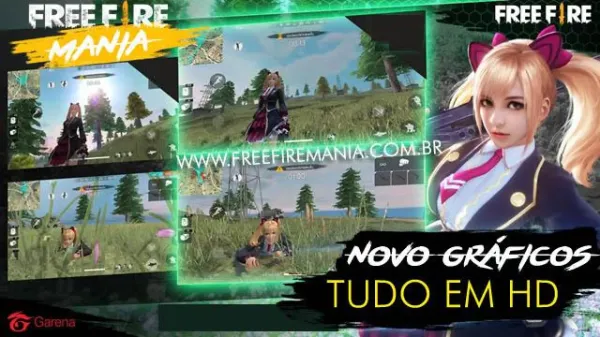 Novos Gráficos em Alta Definição no Free Fire com a Atualização de Maio