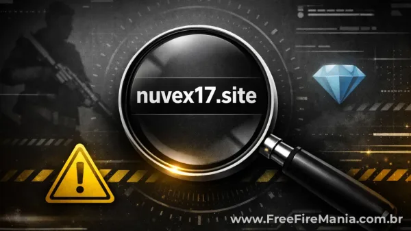 nuvex17.site é confiável? Saiba a verdade sobre o "Codiguin Infinito" no Free Fire