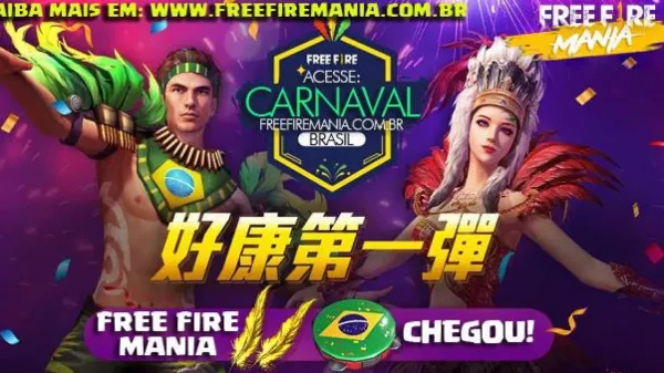 Notícia Free Fire: Evento de Carnaval Oficial no Free Fire: Detalhes e Mecânicas Especiais