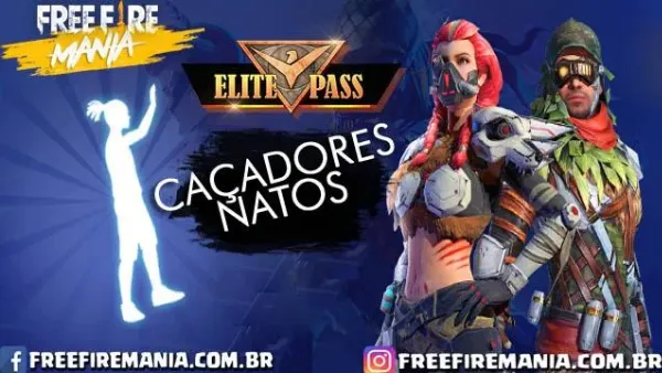 Notícia Free Fire: Pré Venda do Novo Passe de Elite 14 - Caçadores Natos em Free Fire