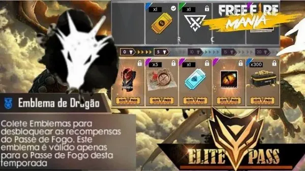 Notícia Free Fire: Passe de Elite 11: Caçadores de Dragões Chegam ao Free Fire em Abril 2019