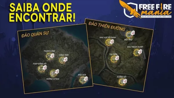 Notícia Free Fire: Descubra os Locais dos Doces Fantasmas no Free Fire