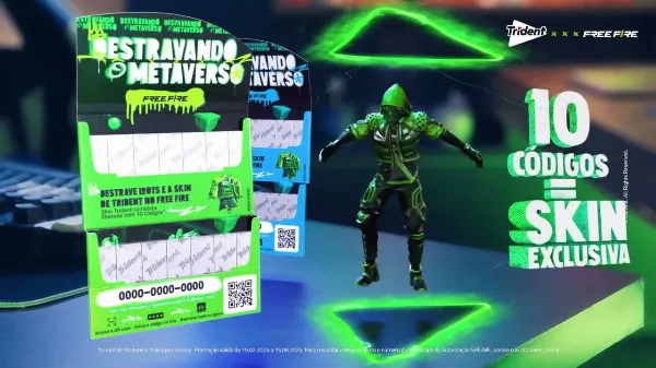 Onde encontrar o Trident da promoção Free Fire